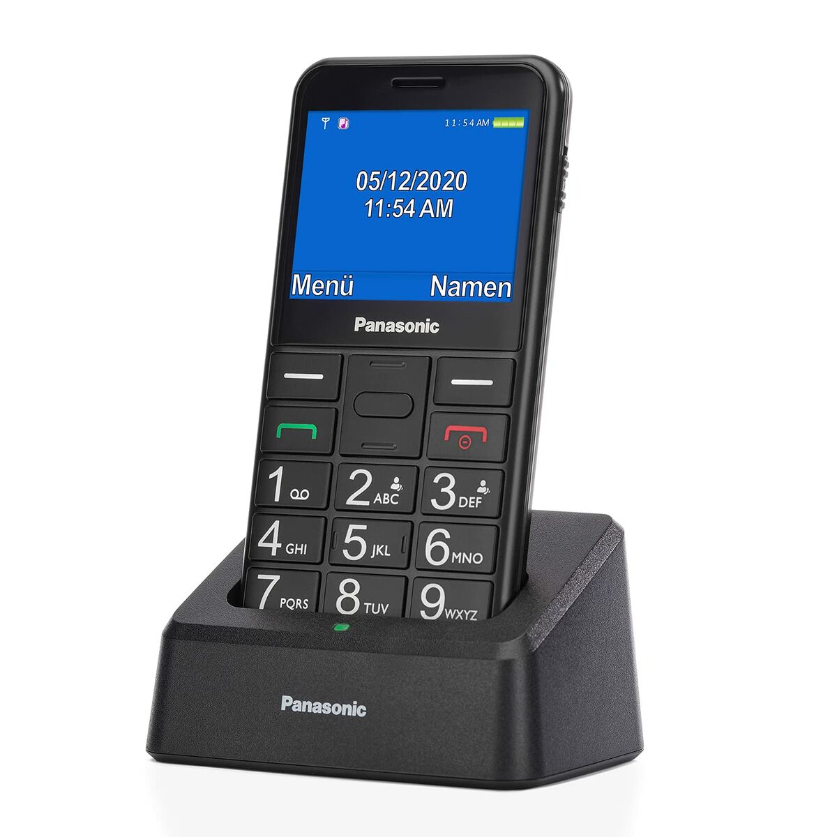 Mobiiltelefon Panasonic KX-TU155EXBN 2.4" Must
